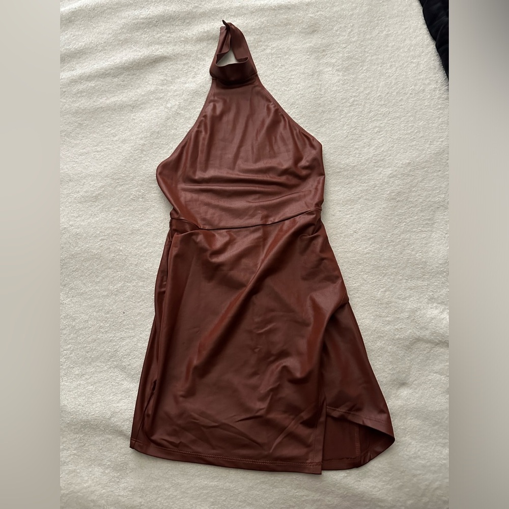 Leather dress from SHEIN